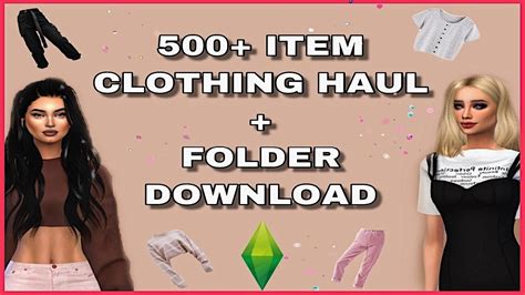 ts4 clothing cc folder.